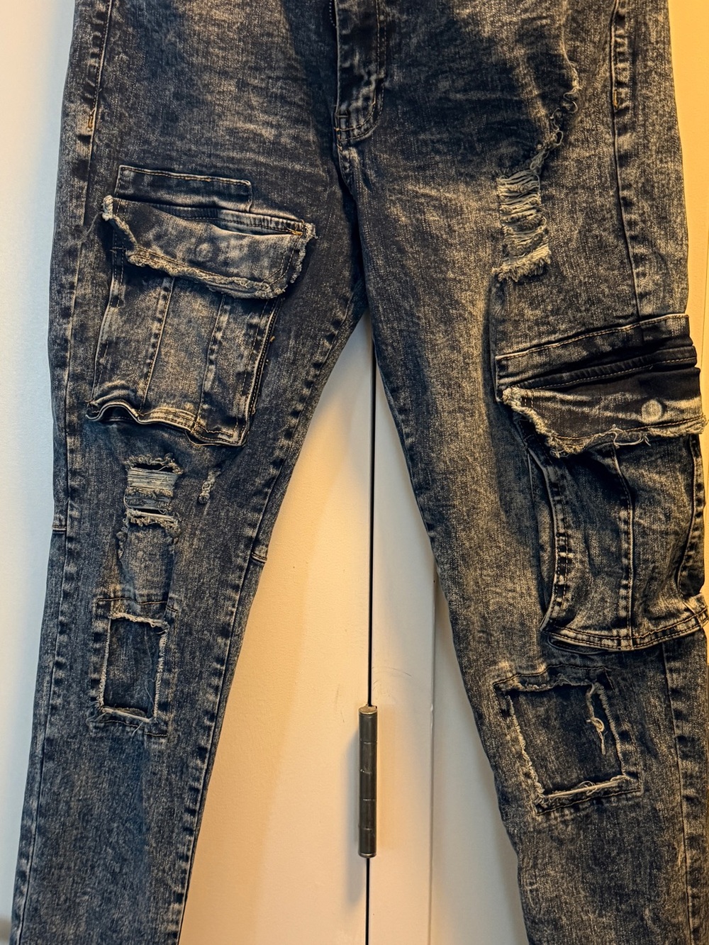 Forever 21 Men’s Washed Blue Denim Jeans